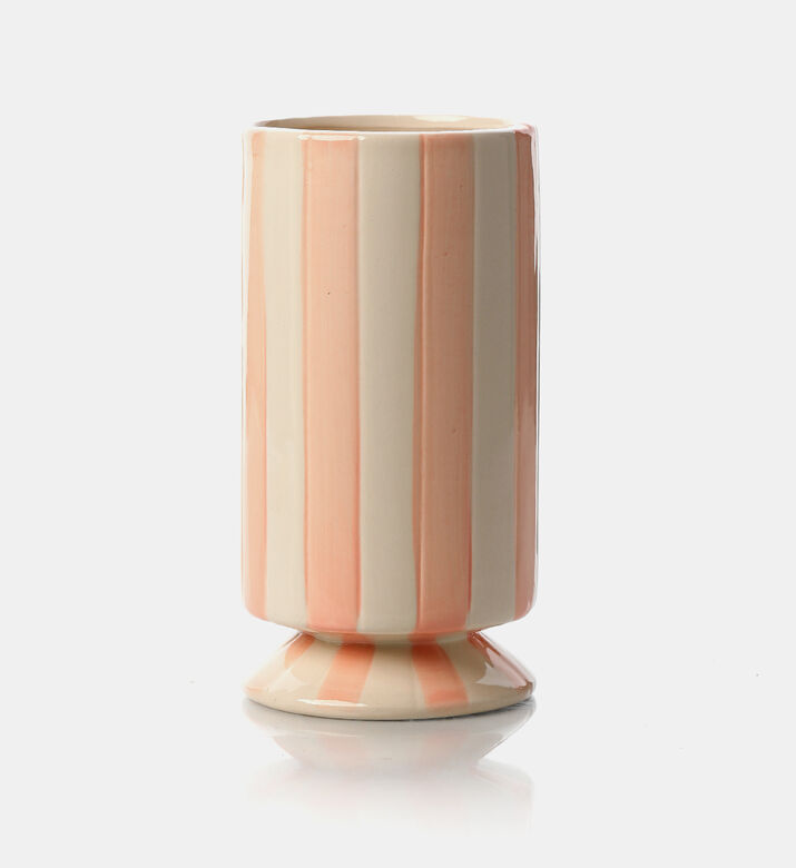 Dolomite Footed Striped Vase
