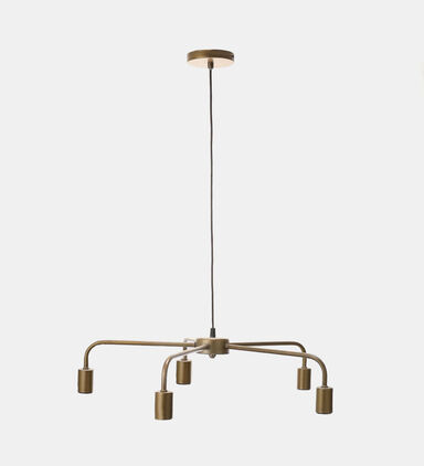 Brass Spider 5-bulb Pendant Lamp