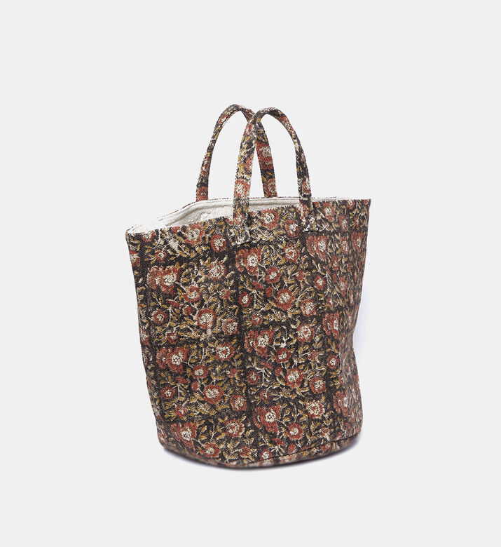 Printed Handled Laundry Basket