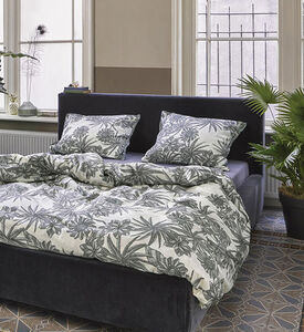 Essenza Nya Cotton Satin Bed Set, Taupe, 260x240-cm, Packshot View