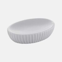 Marika Ribbed Ceramic Soap Holder