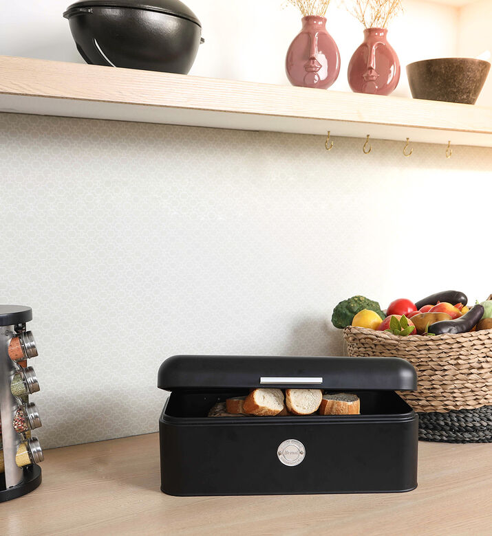 Metal Rectangular Bread Bin