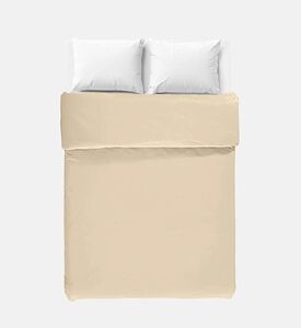 Home Deco and More Satin Duvet Cover, Taupe, 140x200-cm, Packshot View