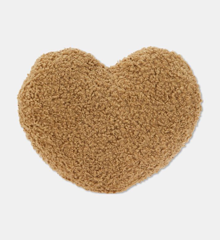 Home Deco and More Heart-shaped Cushion, Brown, Packshot View