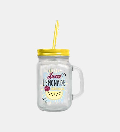 Metal Lid Glass Mason Jar - 450 Ml
