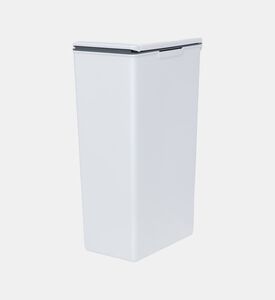 Eko Morandi Touch Plastic Recycler Bin - 30 L, White, Packshot View