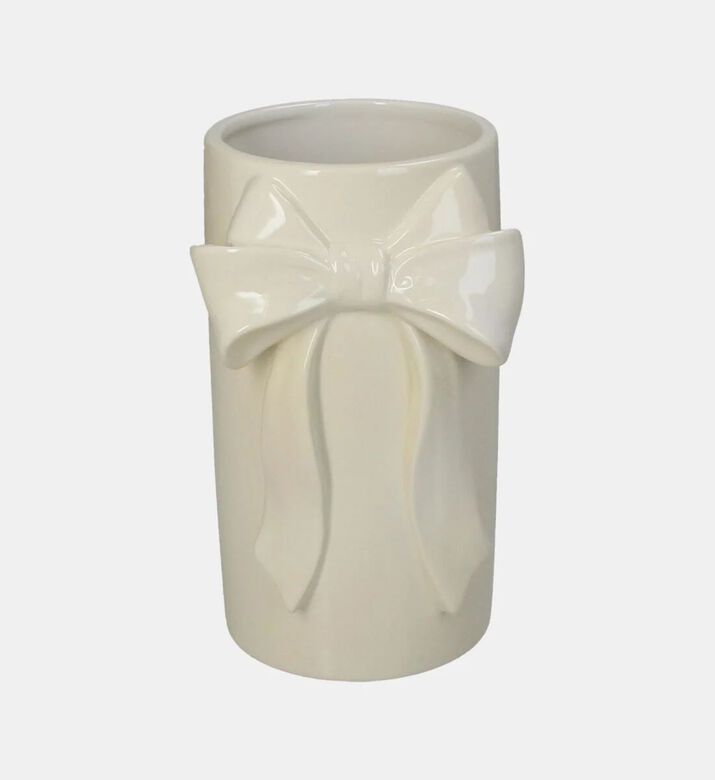 Kersten Bow Stoneware Vase, Packshot View