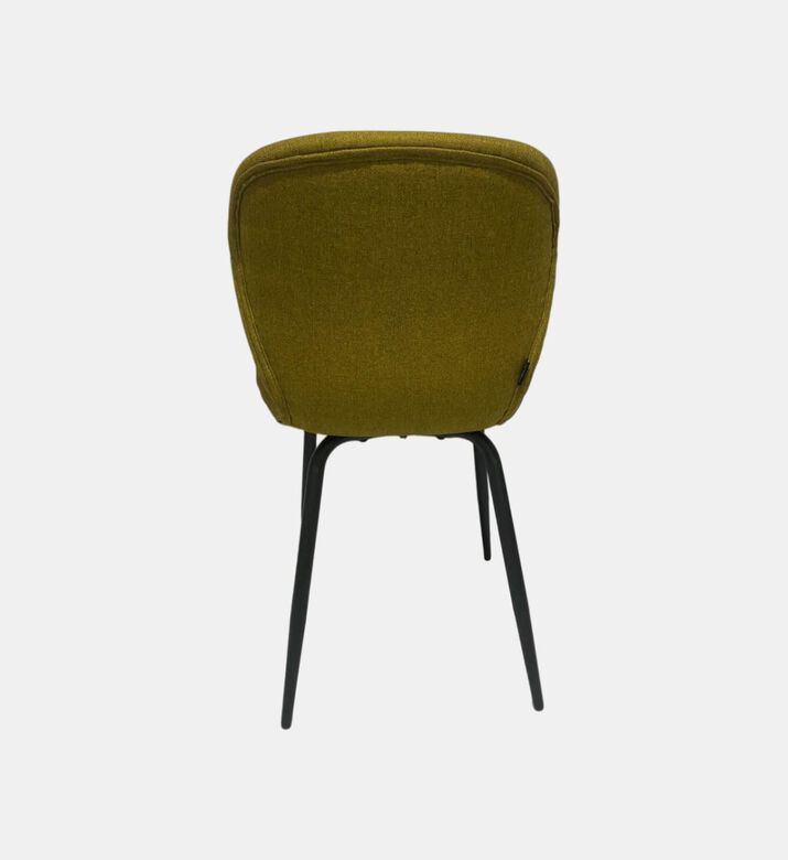 Home Deco and More Tong Dining Chair, Mustard, Packshot View