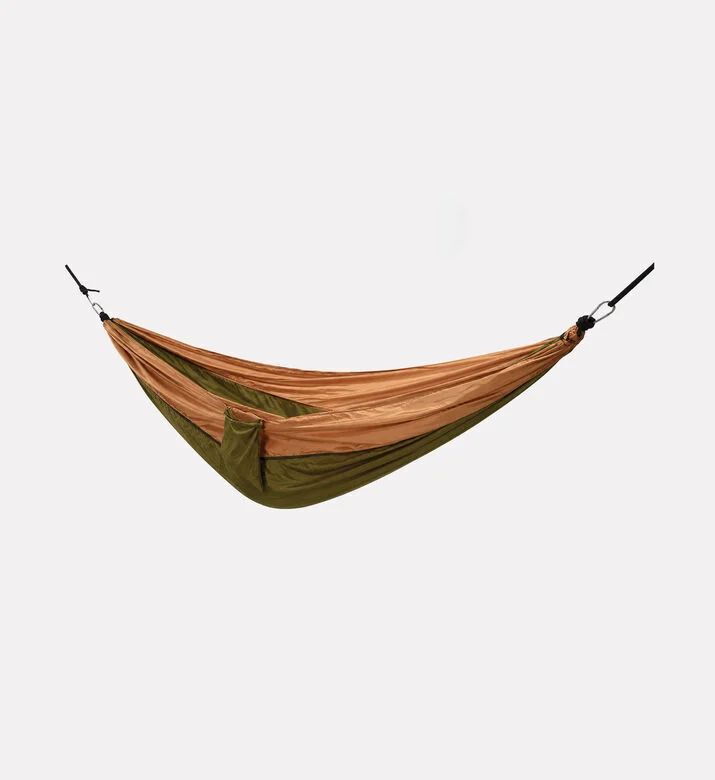 Home Deco and More Two-tone Travel Hammock, Brown, Packshot View
