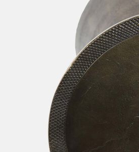 Light and Living Pajsa Metal Bronze Finish Side Table, Packshot View