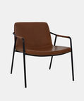 Boto Metal Leather Lounge Chair