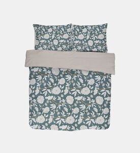 Home Deco and More Verde Cotton Satin Bed Set, Multicolor, 200x200-cm, Packshot View
