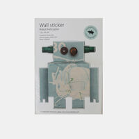 Robot Helicopter-shape Wall Sticker