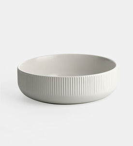 Ceramic Ribbed Bowl