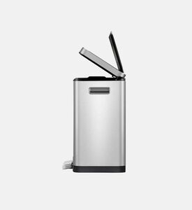 Eko Stainless Steel Rectangular Trash Can, Packshot View