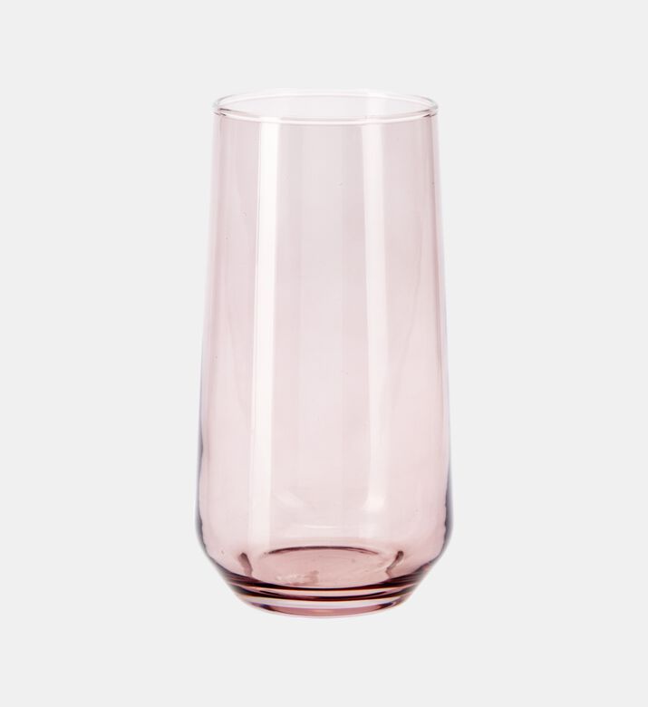 Home Deco and More Drinking Glass, Pink, Packshot View