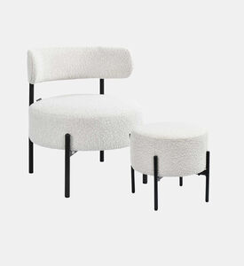 Archie Foot Stool Lounge Chair Set