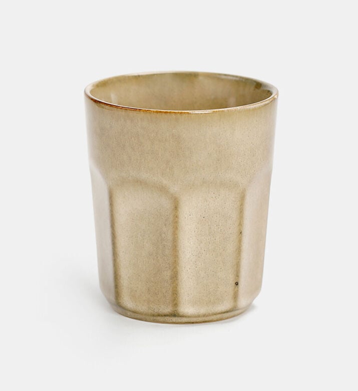 Home Deco and More Earthy-toned Long Structured Mug, Brown, Packshot View