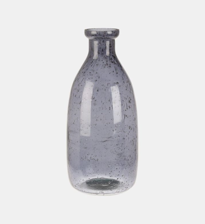 Home Deco and More Colored Glass Bottle, Black, Packshot View
