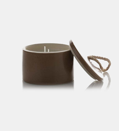 Wax Porcelain Lidded Pot Candle