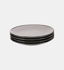 Home Deco and More Happy Dessert Plate 4-piece Set, Packshot View