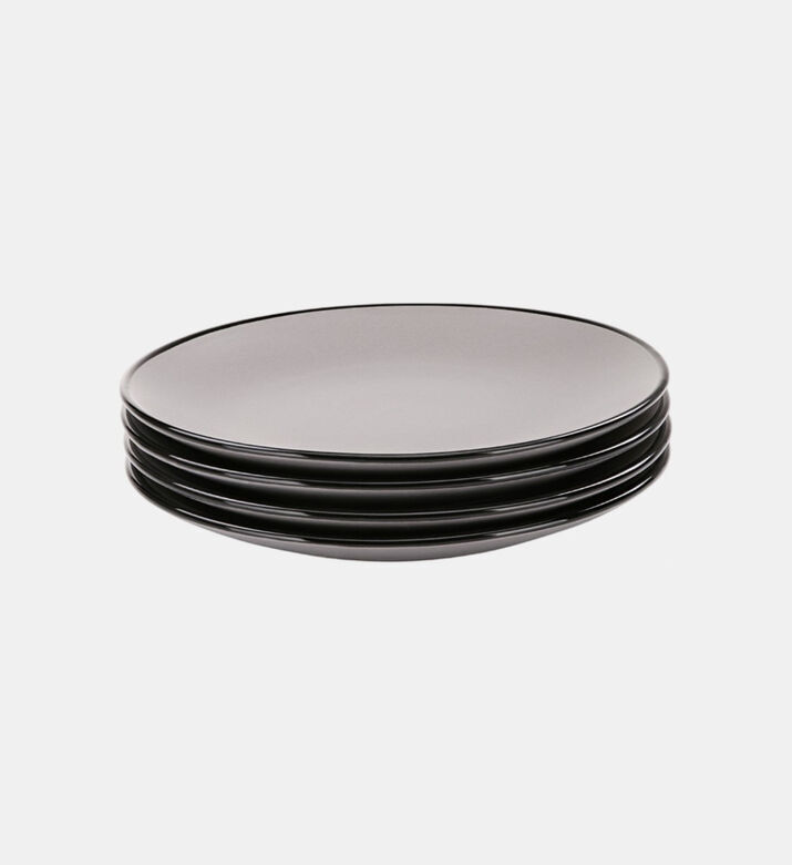 Home Deco and More Happy Dessert Plate 4-piece Set, Packshot View