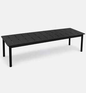 Home Deco and More Aluminum Butterfly-extension Dining Table, Anthracite, Packshot View