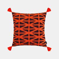 Dimi Embroidered Tassel Cushion