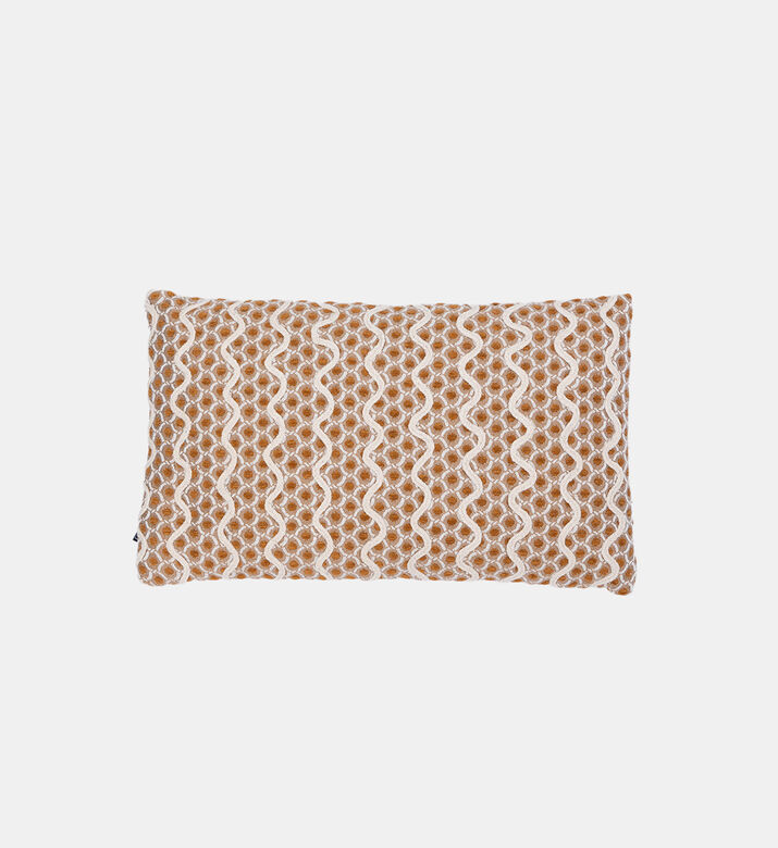 Neptune Print Embroidered Pillow