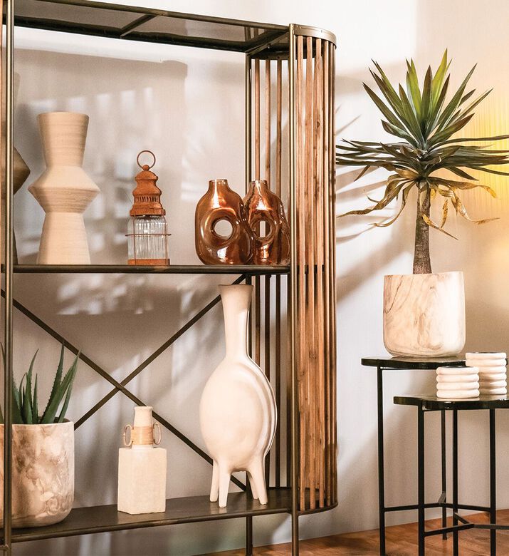 Ceramic Footed Balloon Vase