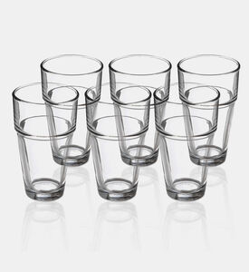 Clear Glass Tumbler 6-piece Set