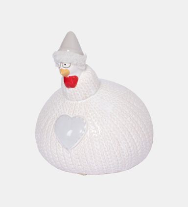 Chicken Wearing Sweater Statue