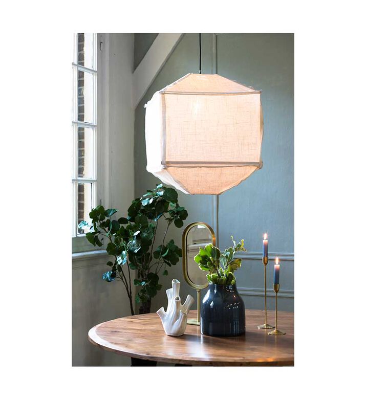Titan Fabric Rustic Hanging Lamp
