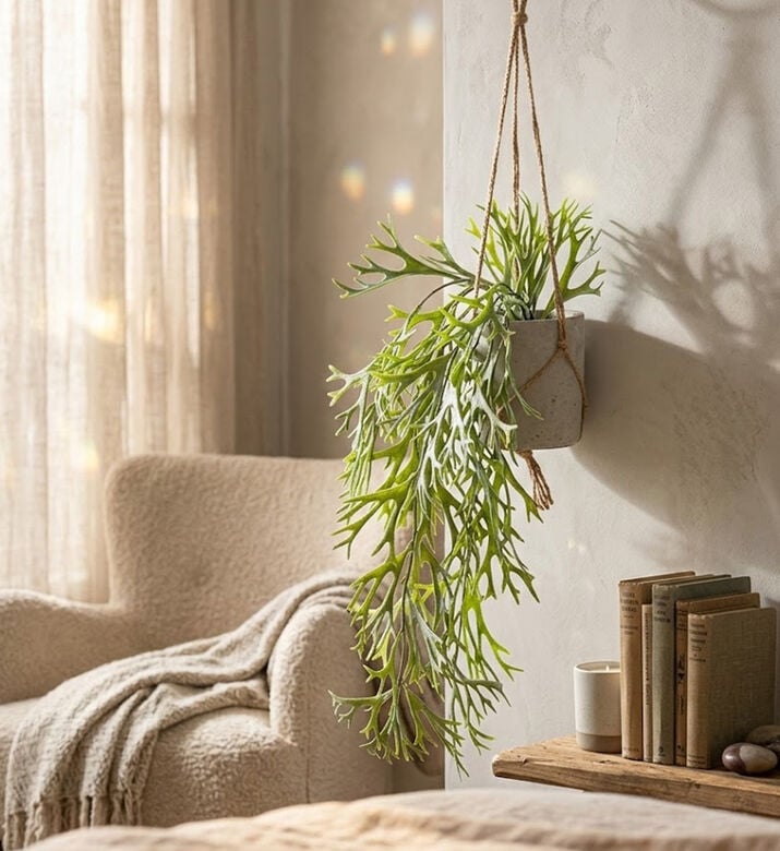 Decostar Platycerium Bifurcatum Hanging Pot, Packshot View