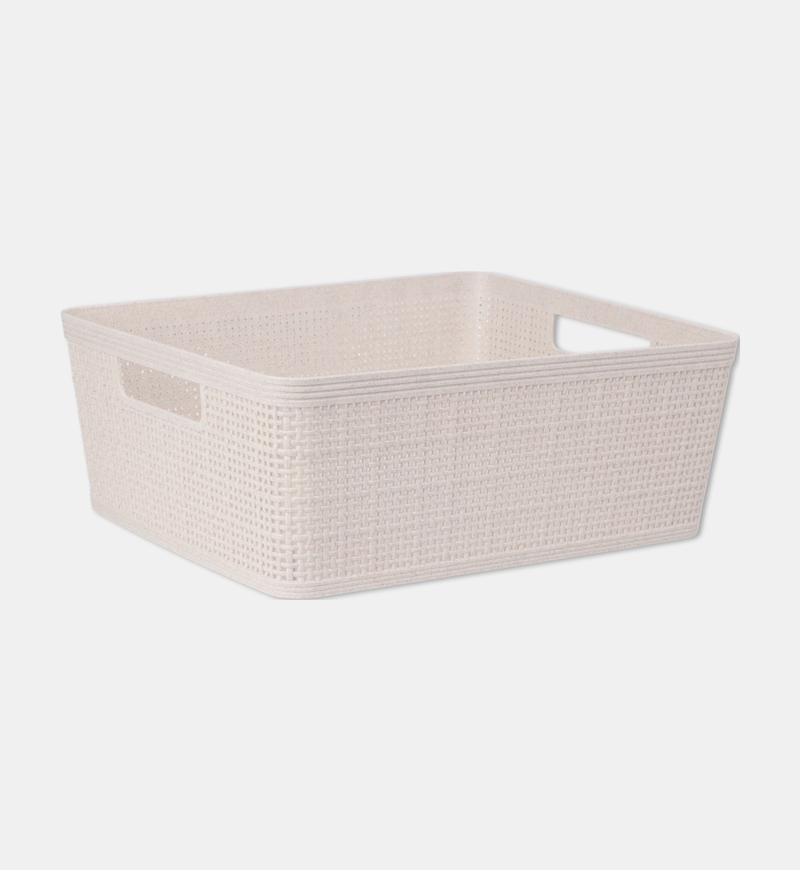 Woven Rectangular-shaped 2-piece Basket Set