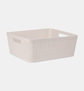 Home Deco and More Woven Rectangular-shaped 2-piece Basket Set, Packshot View