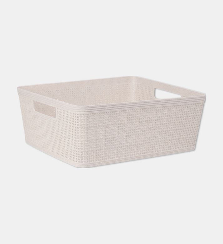 Home Deco and More Woven Rectangular-shaped 2-piece Basket Set, Packshot View