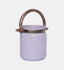 Opal Copper Handle Vase