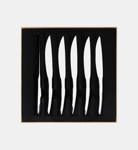 Guy Degrenne Monobloc Steak Knives 6-piece Set, Packshot View