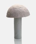 Paper Mache Mushroom Table Lamp