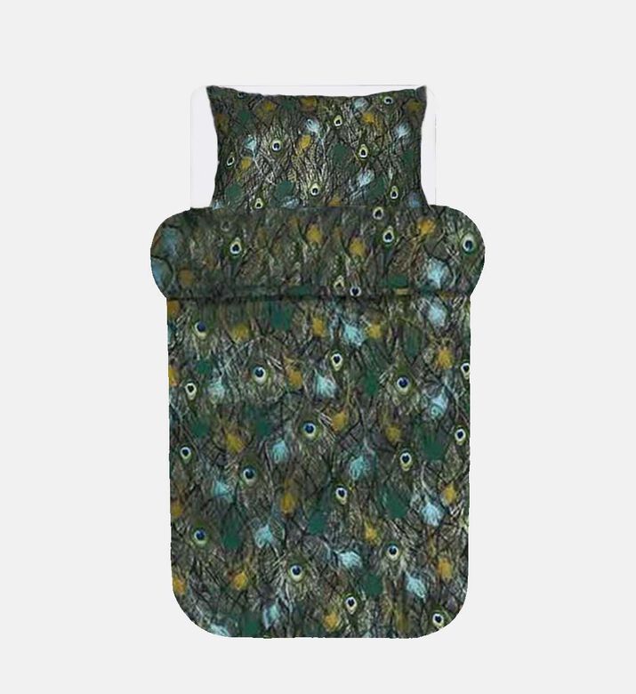 Peafowl Satin 2-piece Bed Set