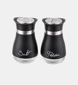 Ebony Salt-pepper Shakers 2-piece Set 21x14.5x13.5 Cm
