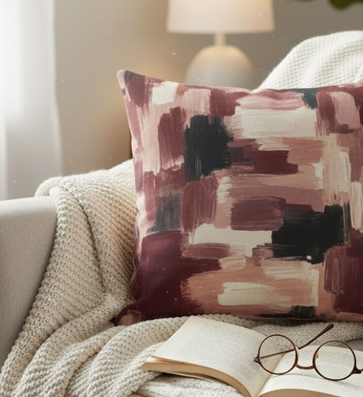 Home Deco and More Miro Digital-print Cover Filled And Vaccumed Cushion, Packshot View Home Deco and More Miro Digital-print Cover Filled And Vaccumed Cushion, Packshot View