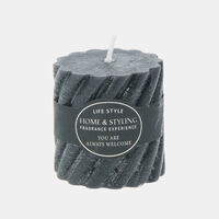 Rustic Pillar Twisted Candle