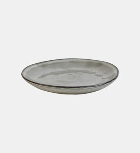 Cream Porcelain Dinner Plate