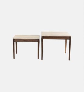 Stijn Wood Side Tables 2-piece Set