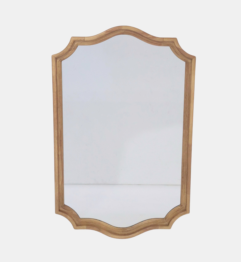 Natural Rubberwood Mirror 63x3.5x100cm