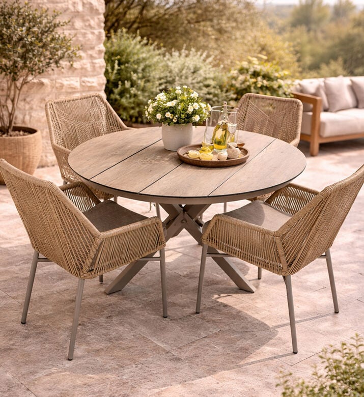 Home Deco and More Vista Table Chair Dining Set, Packshot View