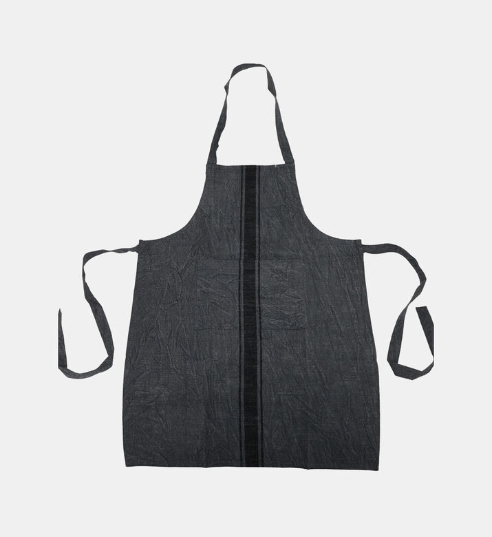 Home and Styling Apron Cotton, Grey, Packshot View Home and Styling Apron Cotton, Grey, Packshot View