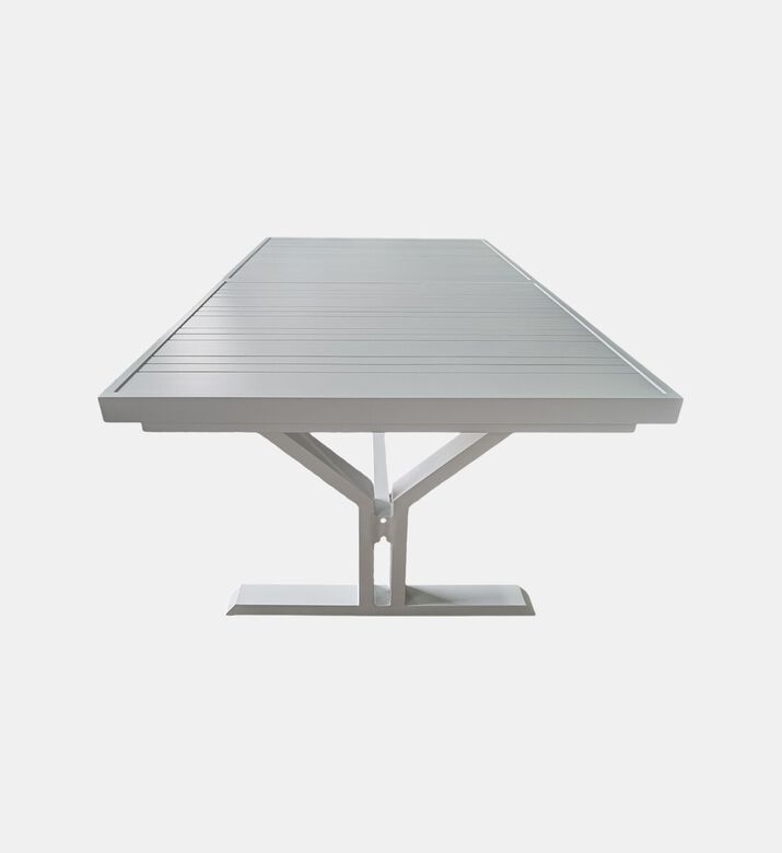 Home Deco and More Tiffany Extendable Dining Table, White, Packshot View